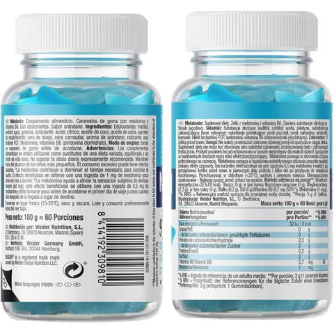 WEIDER Melatonin  UP – 60 gum