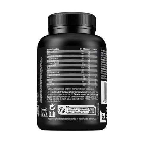 WEIDER Meta Cut Burner Acetyl-L-Carnitine Betaine – 120 caps