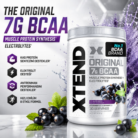 Xtend Bcaa Muscle Protein Elektrolit 432 gr - Black Currant